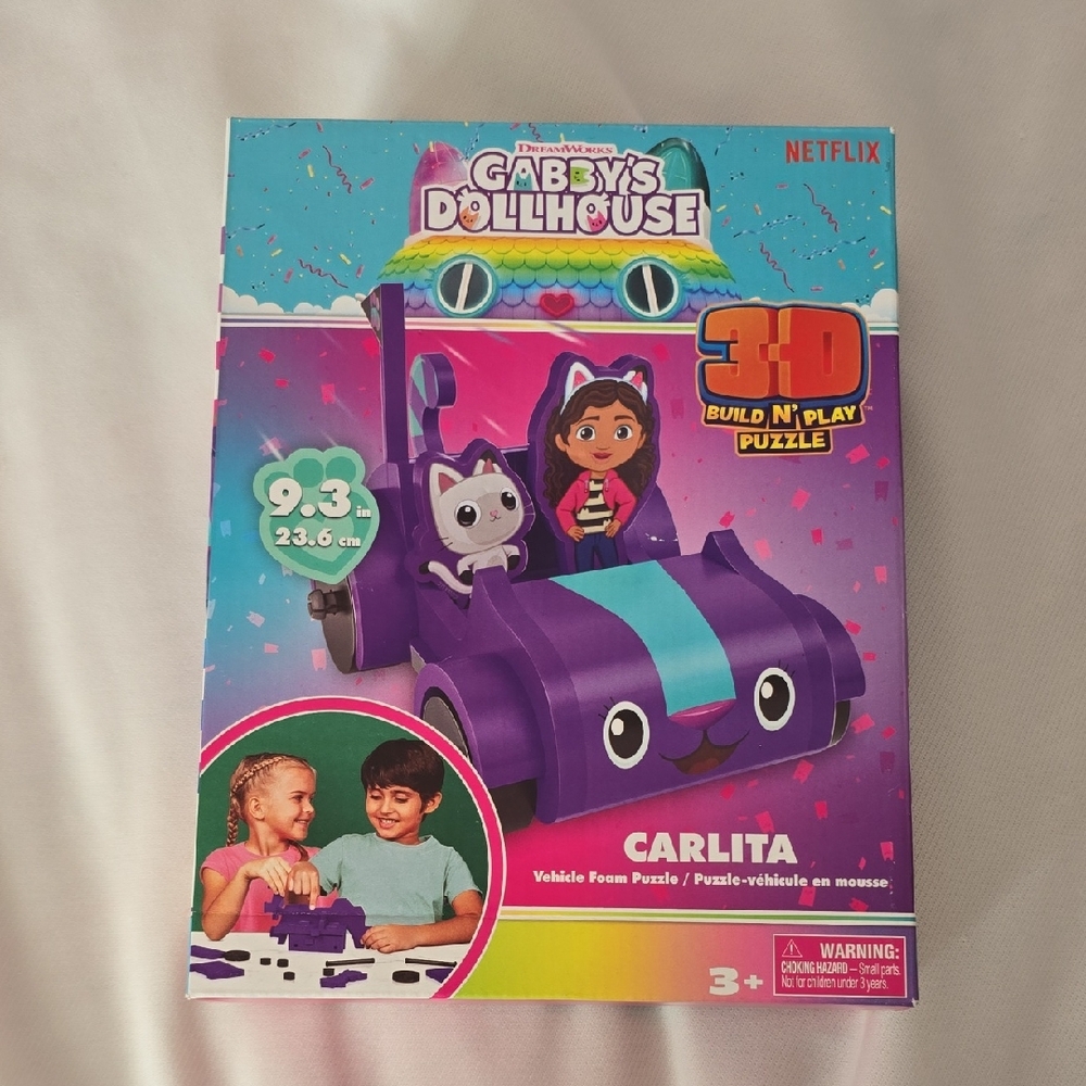 Gabby's Dollhouse 3D Build N' Play Puzzle